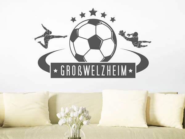 Wandtattoo Großwelzheim Fußball