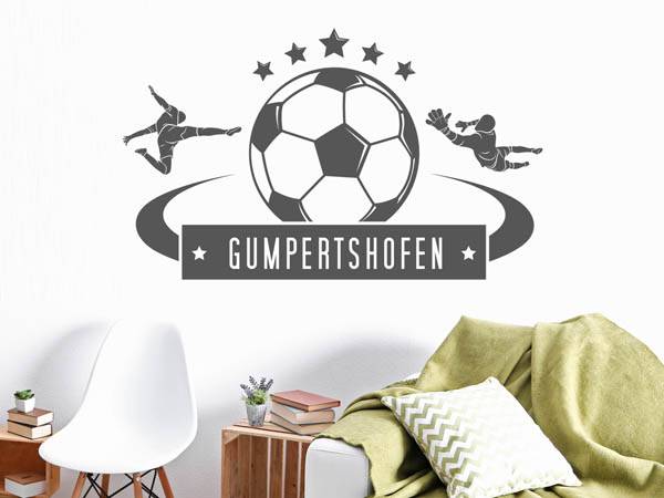 Wandtattoo Gumpertshofen Fußball