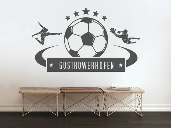 Wandtattoo Gustrowerhöfen Fußball