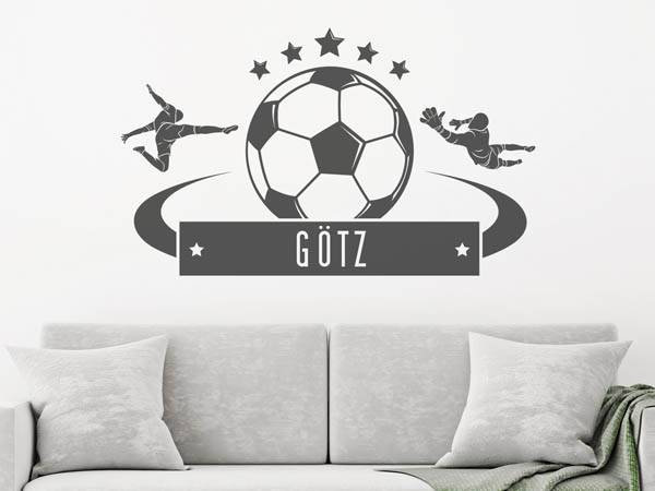 Wandtattoo Götz Fußball