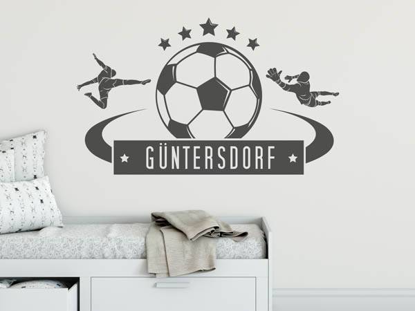 Wandtattoo Güntersdorf Fußball