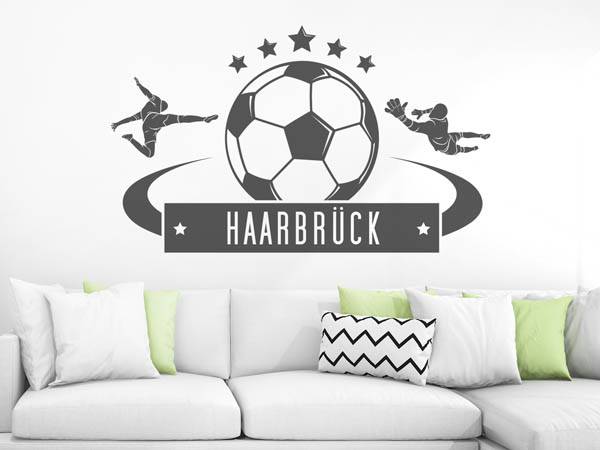 Wandtattoo Haarbrück Fußball