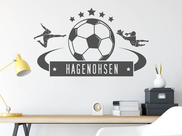 Wandtattoo Hagenohsen Fußball