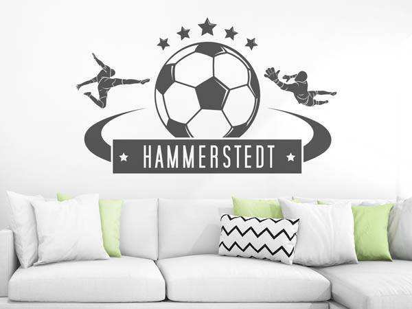 Wandtattoo Hammerstedt Fußball