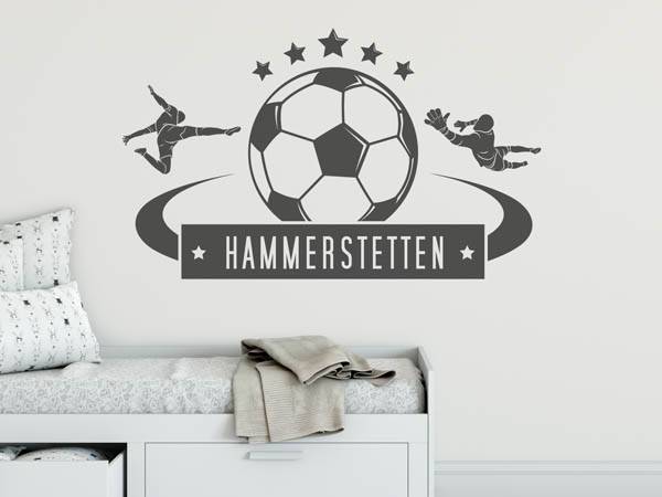 Wandtattoo Hammerstetten Fußball