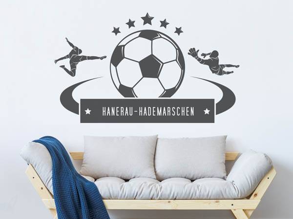 Wandtattoo Hanerau-Hademarschen Fußball