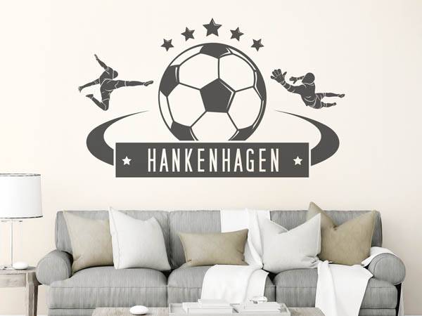 Wandtattoo Hankenhagen Fußball
