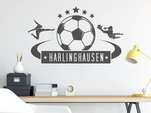 Wandtattoo Harlinghausen Fußball
