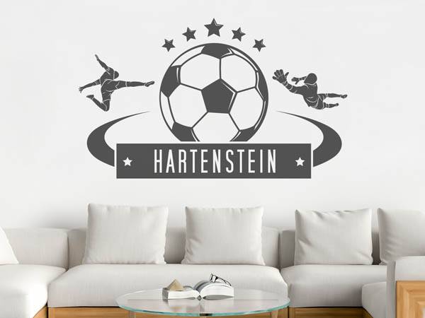 Wandtattoo Hartenstein Fußball