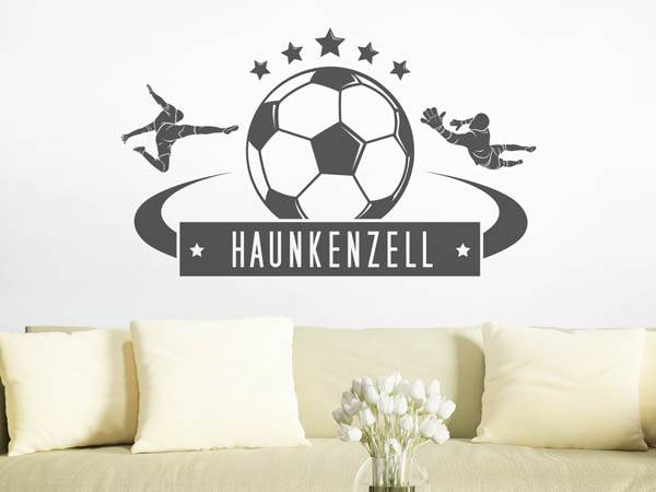 Wandtattoo Haunkenzell Fußball