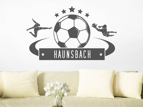 Wandtattoo Haunsbach Fußball