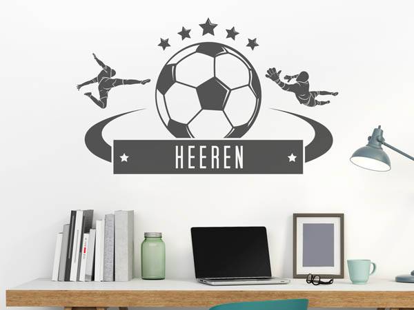 Wandtattoo Heeren Fußball