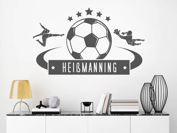 Wandtattoo Heißmanning Fußball