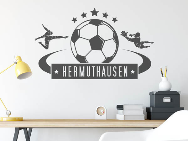 Wandtattoo Hermuthausen Fußball