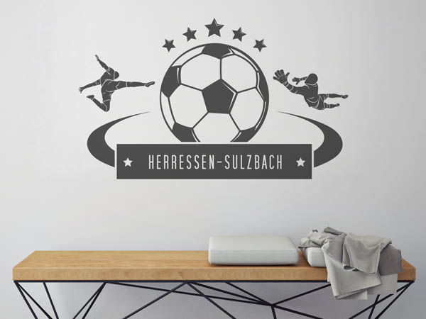 Wandtattoo Herressen-Sulzbach Fußball