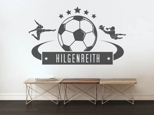 Wandtattoo Hilgenreith Fußball