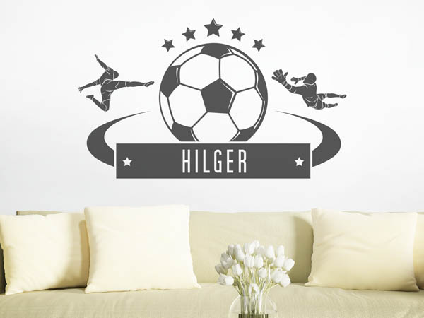 Wandtattoo Hilger Fußball