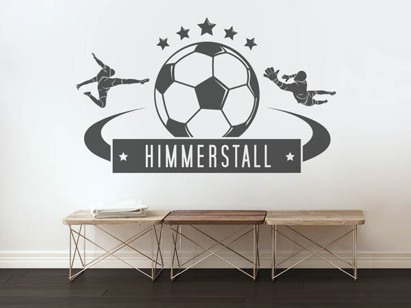 Wandtattoo Himmerstall Fußball