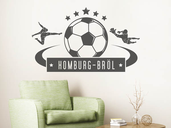 Wandtattoo Homburg-Bröl Fußball