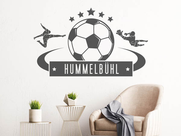 Wandtattoo Hummelbühl Fußball