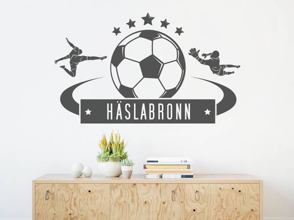 Wandtattoo Häslabronn Fußball
