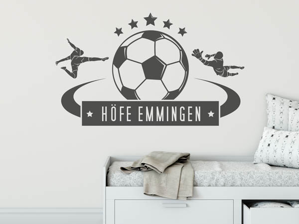 Wandtattoo Höfe Emmingen Fußball