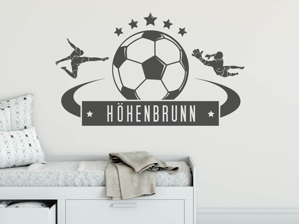 Wandtattoo Höhenbrunn Fußball
