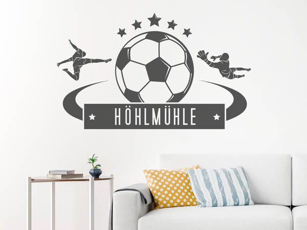 Wandtattoo Höhlmühle Fußball