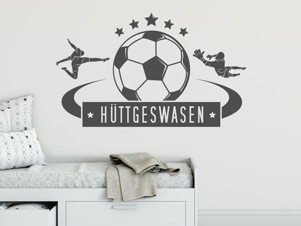 Wandtattoo Hüttgeswasen Fußball