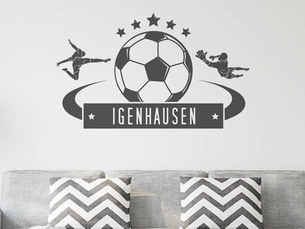 Wandtattoo Igenhausen Fußball