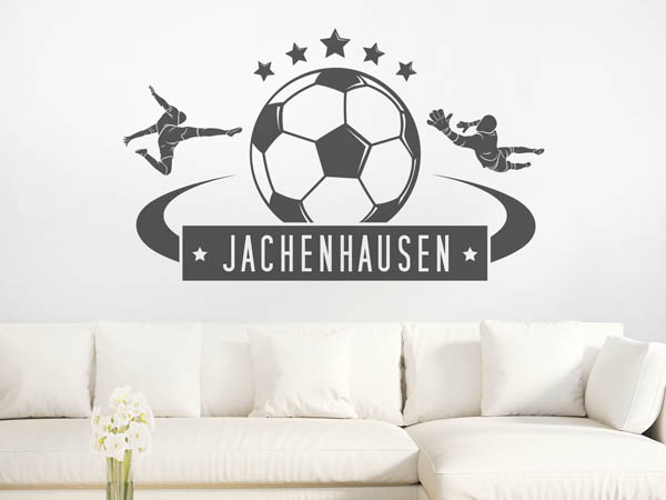 Wandtattoo Jachenhausen Fußball