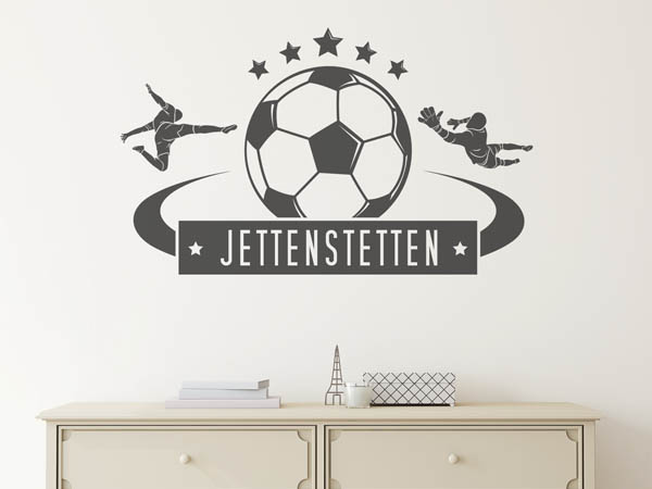Wandtattoo Jettenstetten Fußball