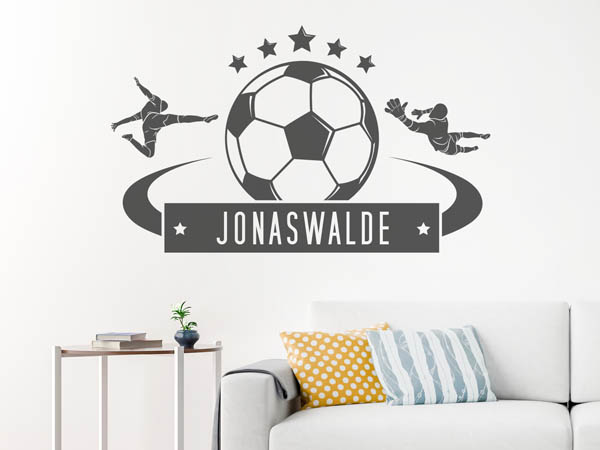 Wandtattoo Jonaswalde Fußball