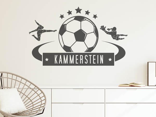 Wandtattoo Kammerstein Fußball