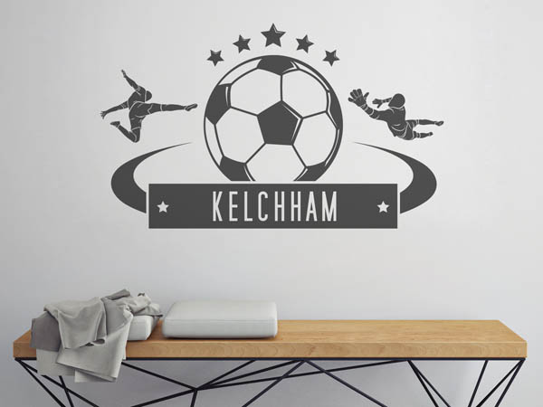 Wandtattoo Kelchham Fußball