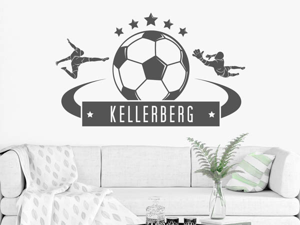 Wandtattoo Kellerberg Fußball