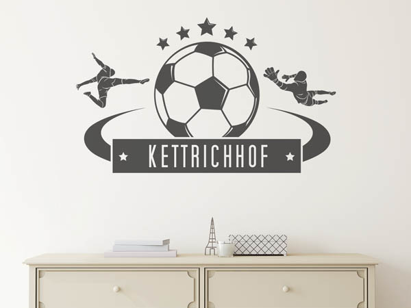 Wandtattoo Kettrichhof Fußball