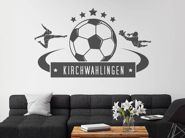 Wandtattoo Kirchwahlingen Fußball