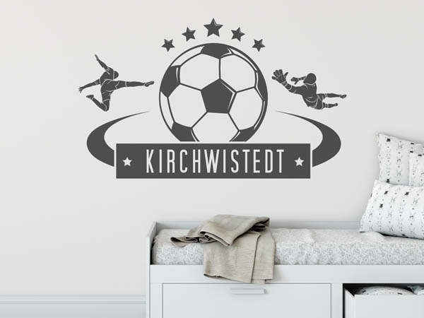 Wandtattoo Kirchwistedt Fußball