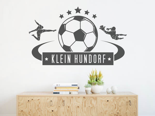 Wandtattoo Klein Hundorf Fußball