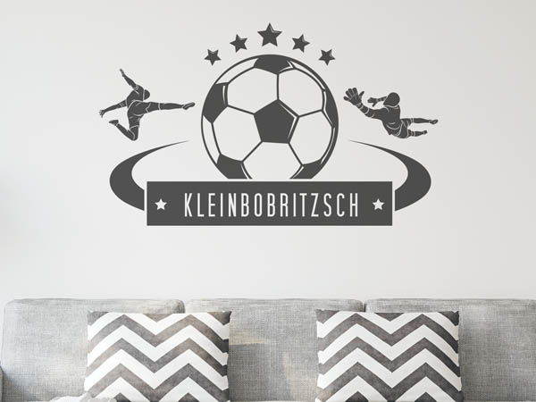 Wandtattoo Kleinbobritzsch Fußball