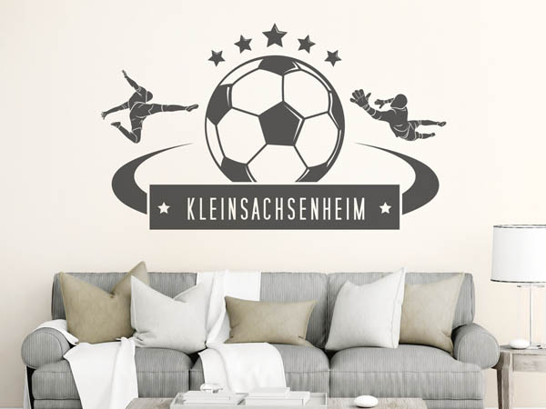 Wandtattoo Kleinsachsenheim Fußball