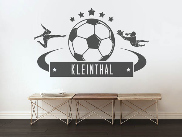 Wandtattoo Kleinthal Fußball