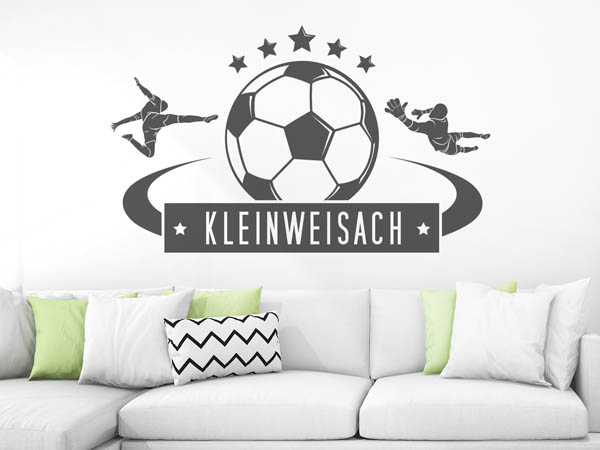Wandtattoo Kleinweisach Fußball