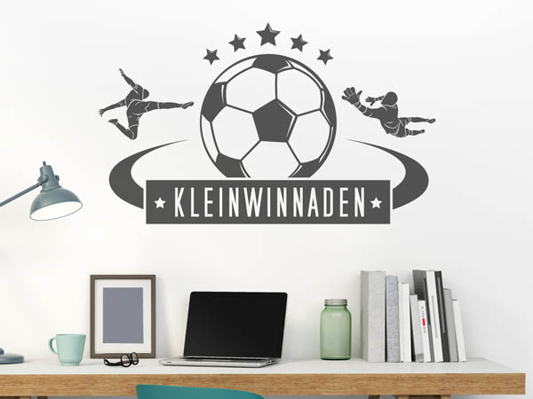 Wandtattoo Kleinwinnaden Fußball
