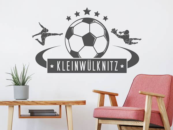 Wandtattoo Kleinwülknitz Fußball