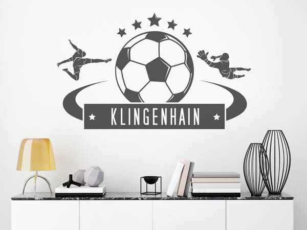 Wandtattoo Klingenhain Fußball