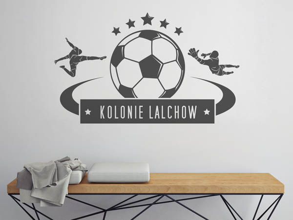 Wandtattoo Kolonie Lalchow Fußball