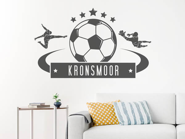 Wandtattoo Kronsmoor Fußball