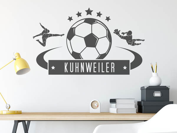 Wandtattoo Kuhnweiler Fußball